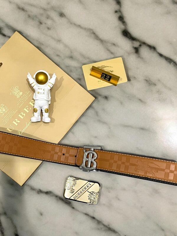 Burberry Double Buckle Reversible Belt