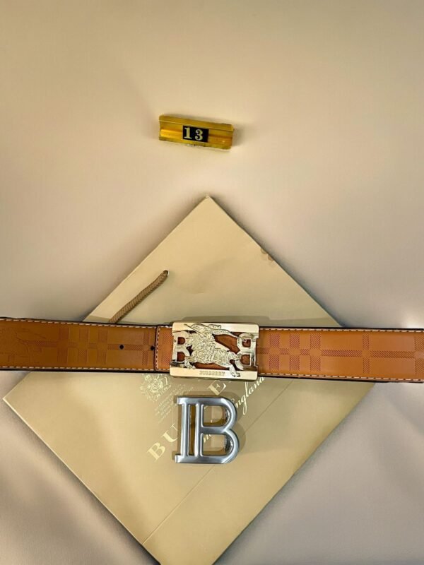 Burberry Double Buckle Reversible Belt