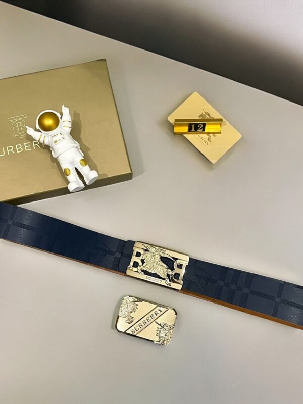 Burberry Double Buckle Reversible Belt - Image 2