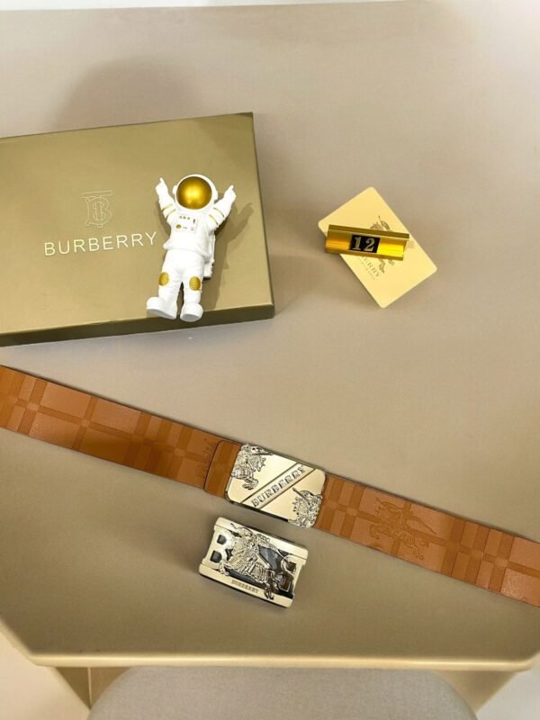 Burberry Double Buckle Reversible Belt - Image 3