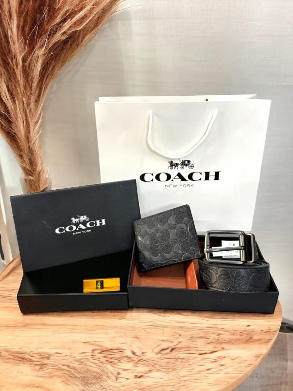 Coach Belt/Wallet Combo