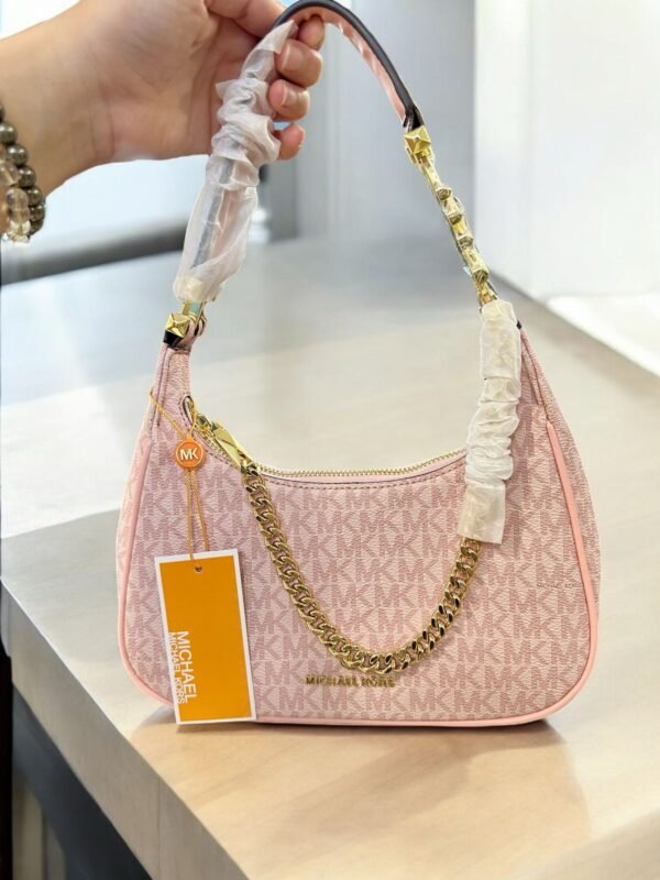 MICHAEL KORS PIPER LOGO STUDDED SHOULDER BAG - Image 2