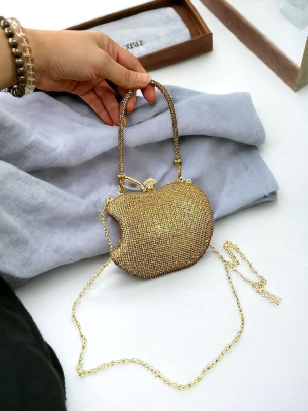 SWVAROSKI EXCLUSIVE APPLE PARTY WEAR CLUTCH - Image 5