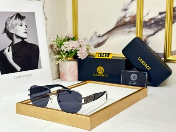 Versace Rimless Sunglass