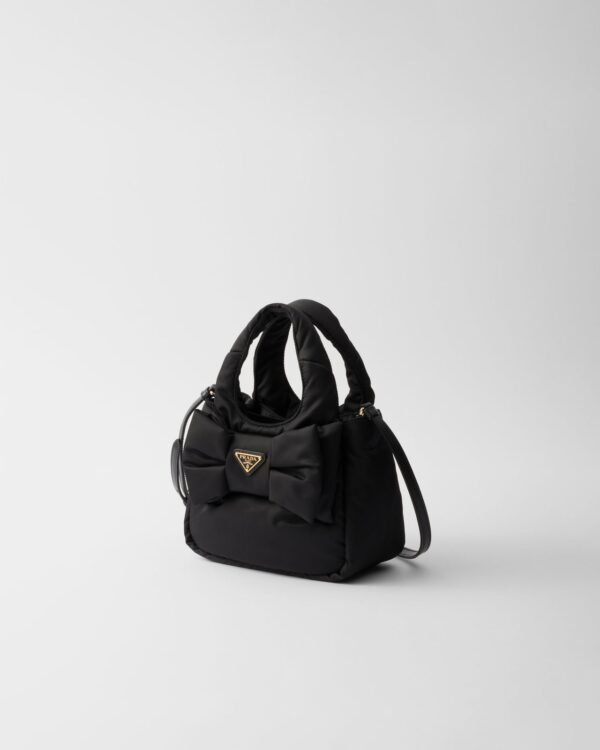 PRADA RE NYLON SHOULDER BAG WITH BOW - Image 2