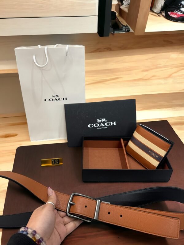 COAH WALLET/ REVERSIBLE BELT - Image 3
